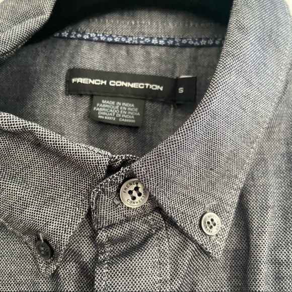 French Connection Button Down Short Sleeve Shirt - Picture 4 of 7